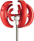 Wind Tur-Bine Generator Kit,12V/24V 5-Blade Vertical Axis Design Wind Power Generator,Low Wind Speed Start, Off-Grid,for Home,Marine,Camping,Solar Hybrid System(DC,4000W24V)