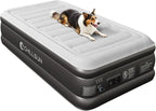 CHILLSUN 2026 Upgraded Twin Air Mattress with Built in Pump, 3 Mins Quick Self-Inflation Inflatable Airbed Puncture-Resistant, Leak-Proof Blow Up Mattress for Home Portable Camping Travel