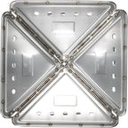 Snow Peak Pack & Carry (S) Fireplace - Made of Durable Stainless Steel - 10.6 x 10.6 x 8.25 in