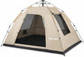 Golabs CT3 2 Person Instant Camping Tent, 1-Minute Setup by Pre-Attached Pole, 4 Side Mesh & Door Ventilation, Lightweight 4.8lbs Portable Design with Carry Bag, Inner Storage Pockets & Hooks for Park