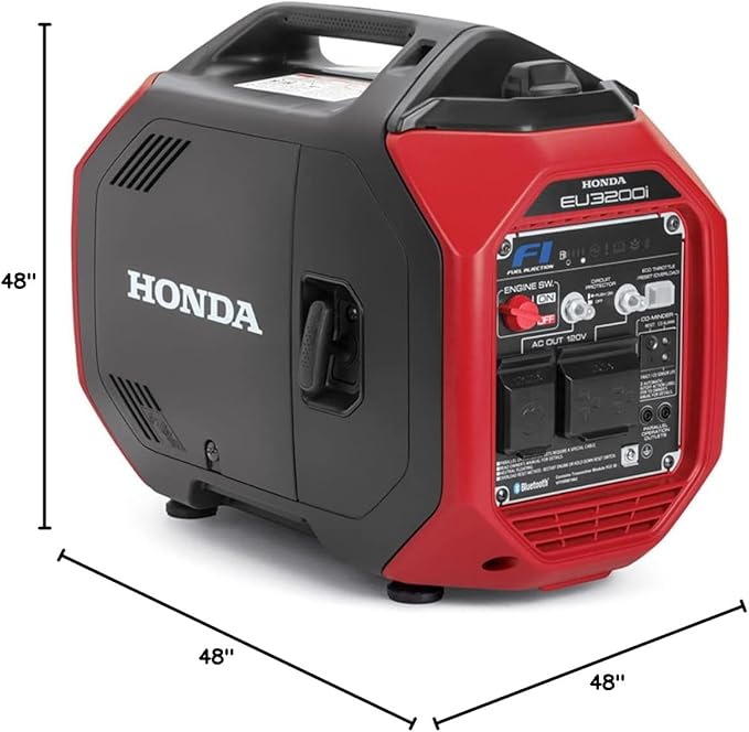 Honda 665740 EU3200i 3200 Watt Bluetooth Portable Inverter Generator 49-State