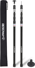 REDCAMP Aluminum Adjustable Camping Tarp Poles, Set of 2, 33.3in to 98.4in Telescoping Lightweight Tent Poles for Shelter, Hammock Rain Fly, Awning
