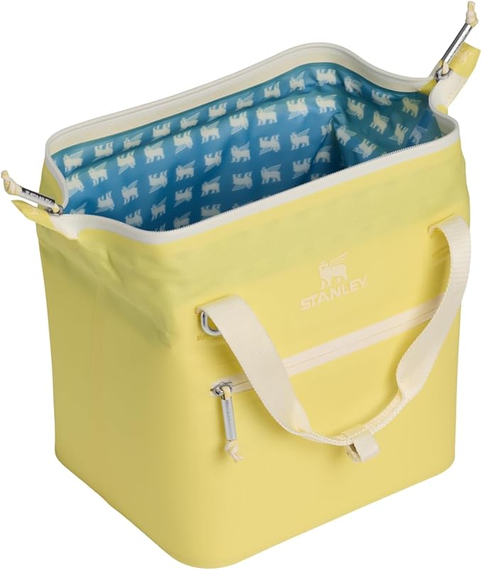 Stanley All Day Julienne Mini Soft Cooler Bag and Lunch Box 7.4 Quarts | 10 Can Cooler with Handles and Strap | Stays Cold for Hours | Insulated Travel Bag with Zipper | BPA-Free | Daffodil