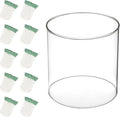 10 Propane Lantern Mantles and 1 Lantern Glass Globe Replacement Parts, Compatible with Coleman Kerosene Lanterns, Propane Lantern Mantle Replacement Suitable for Outdoor Camping Propane Lantern