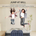 Twin Air Mattress with Built-in Pump,Fast & Easy Inflation/Deflation Inflatable Mattress, Foldable Blow Up Mattress with Storage Bag, Inflatable Bed for Home, Camping & Guests,16"/550lbs Max