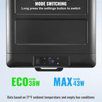 VEVOR 12 Volt Car Refrigerator Fridge, 70Liter(74qt) Single Zone Portable Freezer, -4℉-68℉ Adjustable Range, 12/24V DC and 100-240V AC Compressor Cooler for Outdoor, Camping, RV, Silver