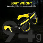 LED Headlight Glasses Rechargeable Headlight Glasses with Motion Sensor & Touch Control, Adjustable Safety Eyewear
