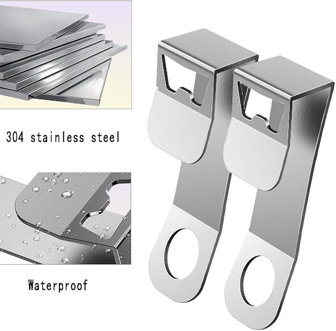 Heavy Duty Metal Cooler Lock Bracket (2-Pack) with Bottle Opener - Security Tie Down Accessories Compatible with Yeti, RTIC, Orca, Engel & Most Popular Coolers