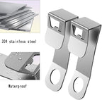 Heavy Duty Metal Cooler Lock Bracket (2-Pack) with Bottle Opener - Security Tie Down Accessories Compatible with Yeti, RTIC, Orca, Engel & Most Popular Coolers