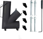 ROCKET STOVE is the perfect wood stove. A portable wood-burning camping stove with a fire poker. For camping gear & survival gear, backyard cooking. Camping grill, outdoor events. (Elite)