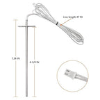 Temperature Probe Sensor Replacement for Camp Chef Wood Pellet Smoker Grill Accessorie, Replace Parts PG24-44