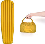 widesea Ultralight Inflatable Sleeping Pad for Backpacking - R-Value 8, 610g Mummy Shape, 183x56cm, Compact 26.5x17cm, 5-Layer Reflective Insulation