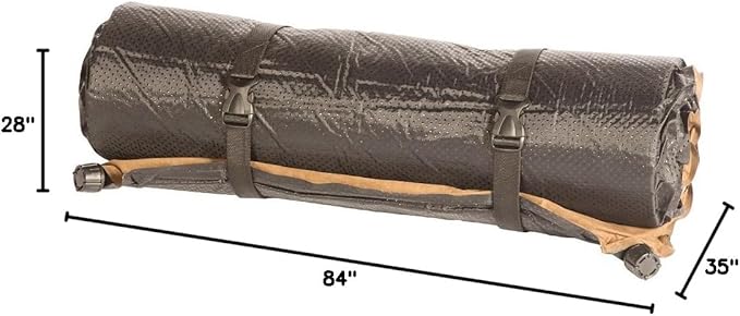 Kamp-Rite Anniversary Series 1 Person Tent cot with 20 Degree Outfitter Sleeping Bag and Self Inflating Sleeping pad for Camping Hunting Fishing 3 Piece Bundle Package (Tan)