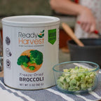 Ready Harvest Freeze Dried Food - Broccoli Florets | Emergency Food | Long-Term Storage | #10 Can | 25-Year Shelf Life | Cans Filled to the Top