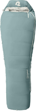 Retrospec Dream Mummy Sleeping Bag - 5, 15, & 30°F Cold Weather Camping & Travel Essential Gear with Water - Resistant Shell & Synthetic Fill - Zippered Pocket & Stuff Sack