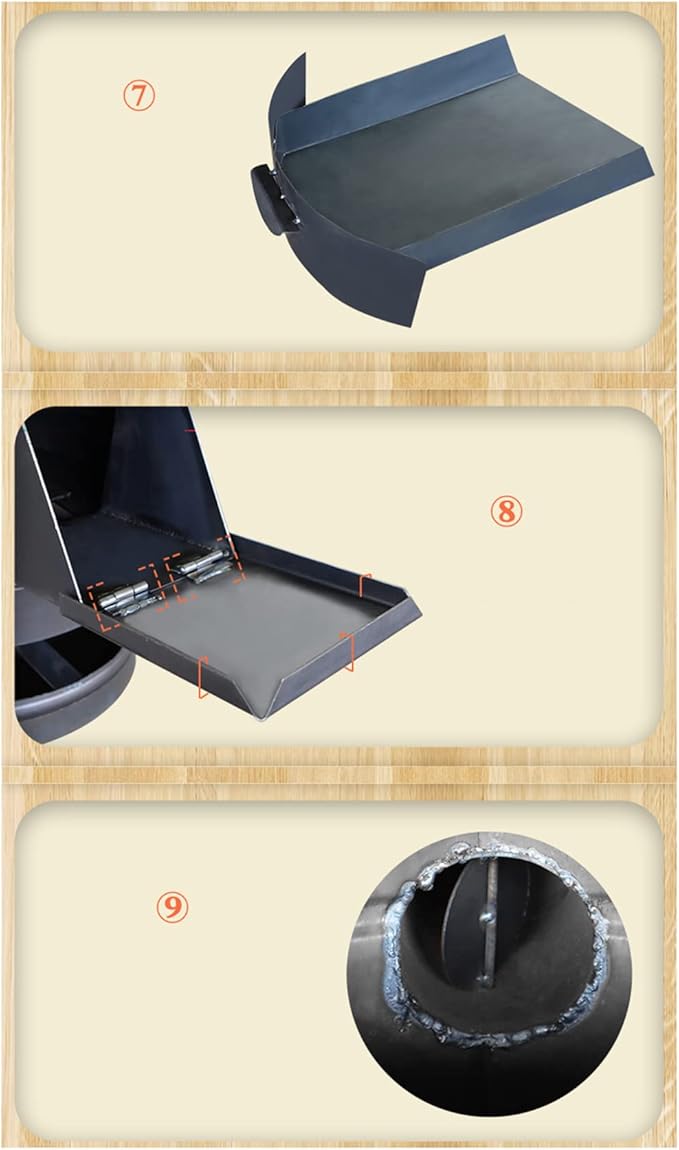 Outdoor Ultralight Titanium Alloy Wood Stove Multipurpose Camping Tent Heating Stove Outdoor Survival