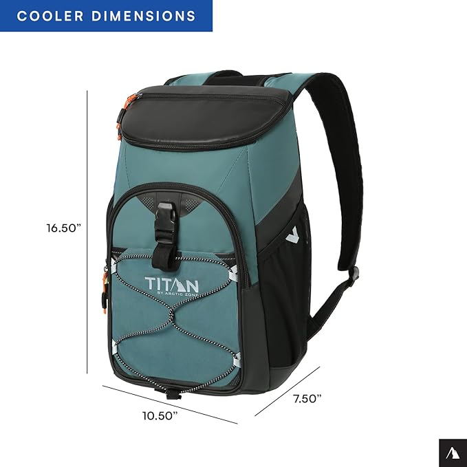 Titan by Arctic Zone Deep Freeze Backpack Cooler 24 Can
