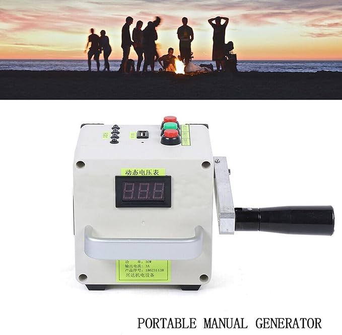 Portable High-Power Handheld Generator – 220V DC, 12V, 5V USB Fast Charging, Outdoor Power Supply, Home & Camping AC/DC Power Station