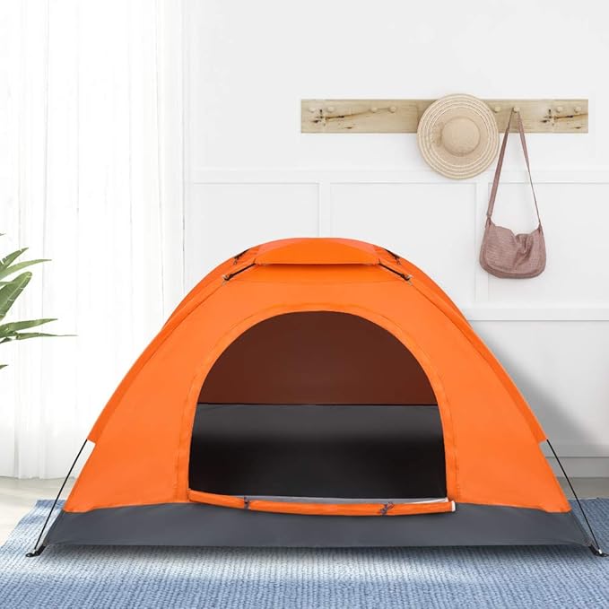 Single Person Pop Up Tent, Waterproof Dome Tent for Camping Outdoor Hiking