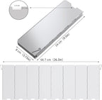 Camp Stove Windscreen, Ohuhu Camping Stove Windscreen 8/10/12 Plates Aluminum Folding Portable Camping Stove Windshield Grill Wind Screen for Camp with Carry Bag for Camping Hiking Picnic Backpacking