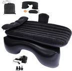Inflatable Car Air Mattress Back Seat Bed with Air Pump,53 "x 32.6" Portable Thickened Car Travel Camping Sleeping Air Mattress Blow Up Bed for Car Universal SUV