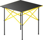FanttikOutdoor Zeta V11 Pro Camping Table, Portable & Lightweight Folding Roll Up Table with Carry Bag, Ideal for Camping, BBQ, Picnic, Party, Outdoor Dining, Large
