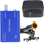 5W Waist Hanging Head Light with Plastic Clip Filter for Magnifier (Blue)