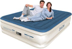 DIVON Air Mattress Queen with Built in Pump,18'' Raised Self Inflatable Mattress,Foldable Blow Up Mattress in 3 Mins,Portable Air Bed for Camping,Travel&Floor,Queen Size Air Matress for Adults,660lbs