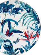 Camping Plates Blue Bone China Dinner Plate Home High-end Tableware Decorative Plate
