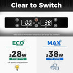Setpower PT30 12V Refrigerator Dual Zone 32 Quart Car Refrigerator 12V Portable Fridge Electric Cooler for Vehicles SUV Van RV Truck Car Camping Road Travel