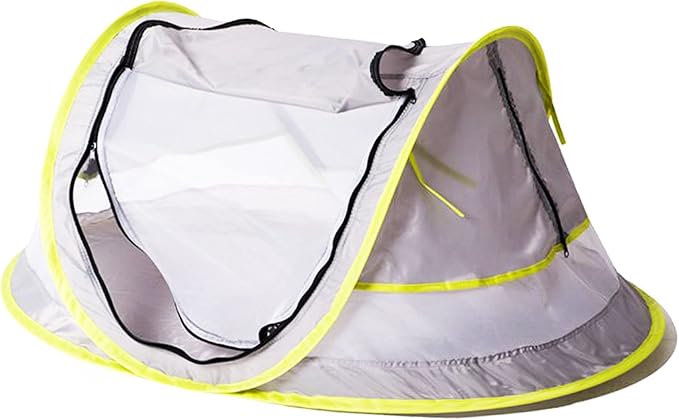 Poray Portable Baby Beach Tent with UPF 50+ Sun Shelter,Mosquito Net and Sunshade, Ideal Pop Up Kids Travel Tent with Carry Bag & 2 Stakes,Outdoor Indoor Play and Sun Protection