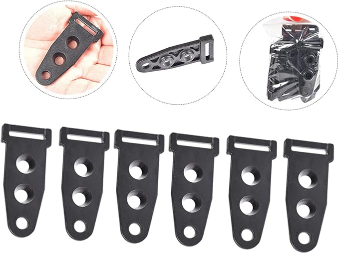 Mikikit Tent Buckle Outdoor Canopy Adjuster Canopy Pole Connector Canopy Webbing Fixer Camping Install Buckle