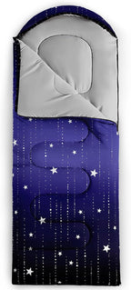 QOOMO Camping Sleeping Bags,3 Season Warm & Cool Weather,Lightweight,Waterproof Sleeping Bags for Adults & Kids,Traveling,and Outdoors,Camping Gear Equipment