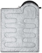 QOOMO Camping Sleeping Bags,3 Season Warm & Cool Weather,Lightweight,Waterproof Sleeping Bags for Adults & Kids,Traveling,and Outdoors,Camping Gear Equipment