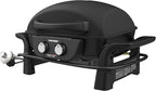 Nexgrill Fortess 2-Burner Portable Gas Grill & Griddle Combo with 263 SQ In Cooking Space, Easy Lift Handles, 13,500 BTU, 2-in-1 Small Tabletop Grill for Camping, Outdoor Cooking, and More - 820-02005