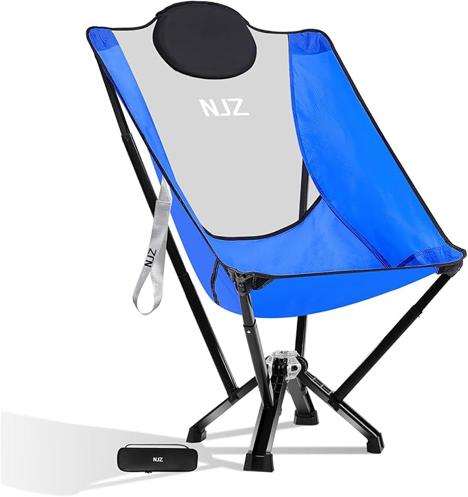High-Back Folding Chair for Indoor & Outdoor Use — Comfortable High-Back Support, Easy One-Piece Setup, Stable Aluminum Frame, Portable Chair for Backyard, Camping & Everyday Relaxation