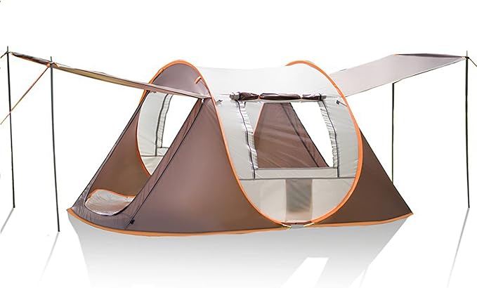 Instant Lightweight Camping Tent Pop Up, Outdoor Easy Set Up Automatic Family Travel Tents, Portable Backpacking Ultralight Waterproof Windproof Sun Shelter Tent