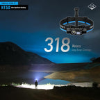 IMALENT HT50 Rechargeable Headlamp, 3000 Lumen Lightweight Flashlight with Red Light, Super Bright Head Lamp for Camping, Outdoor, Running and Hiking