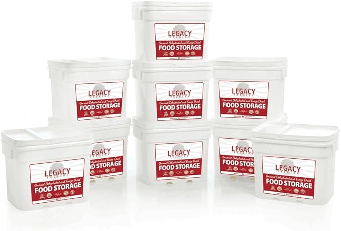 Freeze Dried Survival Food Storage: 1080 Large Servings - 277 lbs - Emergency Disaster Preparedness- 1 Person Year Supply - 25 Year Shelf Life - Dehydrated Meals