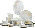 Cups and Saucers Set Nordic Ceramic Tableware Suit Glaze Dish Combination Dishes Suitable for Family Hotel Restaurant 60 Piece