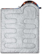 QOOMO Camping Sleeping Bags,3 Season Warm & Cool Weather,Lightweight,Waterproof Sleeping Bags for Adults & Kids,Traveling,and Outdoors,Camping Gear Equipment