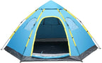 GeRRiT Outdoor Tent Double Doors Waterproof Tent 5-8 People Family Outdoor Instant Camping Tent Automatic Pop Up Tent Beach Canopy Beach Tent
