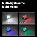 SUNREI 700 Lumens Rechargeable Headlamp with RGB Light, Motion Sensor, Stepless Dimming, IPX6 Waterproof, 2200mAh Battery, 5700K, Spot/Flood/Combo Beam, Red Flash, Type-C Lightweight Headlight