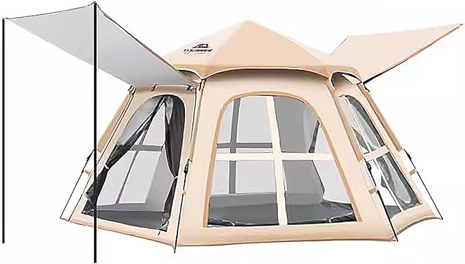 Tent, Camping Tents, 2-in-1 Portable Backpacking Tent with Removable Rainfly, Mesh Windows, Suitable for Family Dome Tent for Camping Hiking Mountaineering