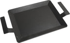 Carbon Steel Griddle for Gas Grill, Universal Carbon Cooking Griddle for Induction Cooktop, 17'' x 10'' Non-Stick Stove Flat Top Pan for Stove Top, Gas Grill, Cooktop, Electric