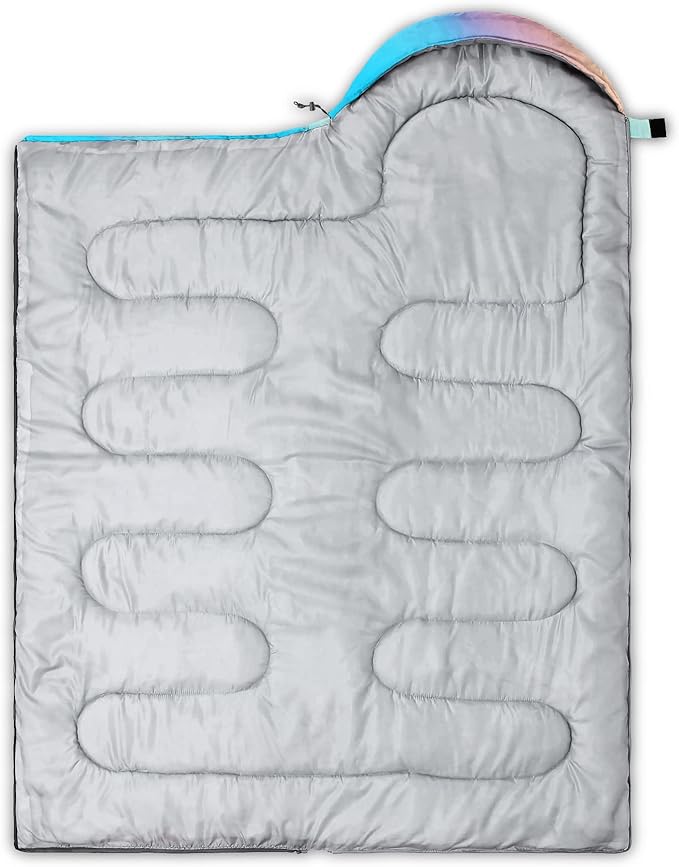 HOSIMA Butterfly Sleeping Bags for Adults and Kids for Camping,Black Gothic Ultralight Sleeping Bag for Cold Weather Summer.
