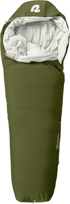 Retrospec Dream Mummy Sleeping Bag - 5, 15, & 30°F Cold Weather Camping & Travel Essential Gear with Water - Resistant Shell & Synthetic Fill - Zippered Pocket & Stuff Sack