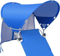 XL Universal Beach Chair Umbrella Canopy, UPF 50+ Chair Sun Shade Attachment with Adjustable Clamp for Camping, Lawn, Wheelchair, Tanning, Zero Gravity, Lounge, Fishing, Outdoor Chairs, Oversized