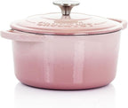 Crock-Pot Artisan Round Enameled Cast Iron Dutch Oven, 3-Quart, Pistachio Green