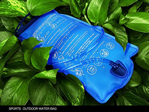 3L Foldable Gravity Water Filter Straw Bag Outdoor Camping, Travel, Backpacking, Hiking and Emergency, Compatible with Water Filter Straw, Flex Foldable, 3 Liter Bag